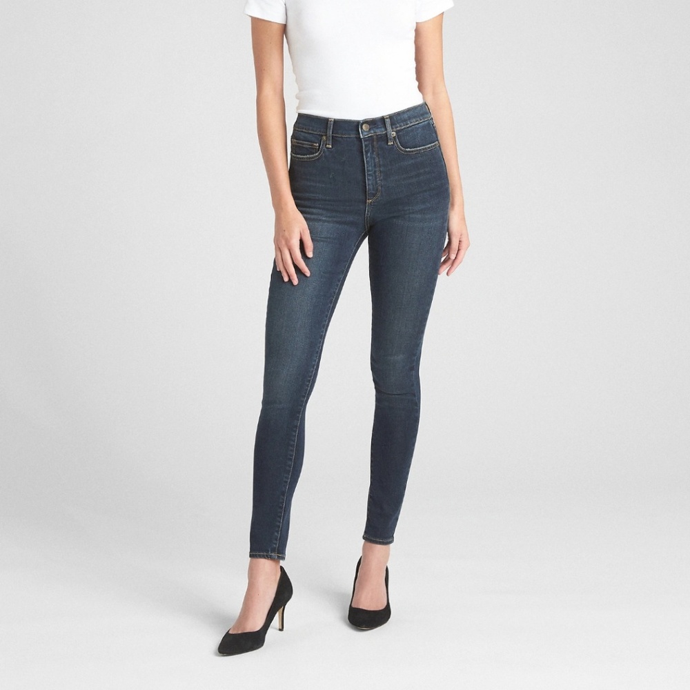 GAP Soft Wear High Rise True Skinny Jeans NEW